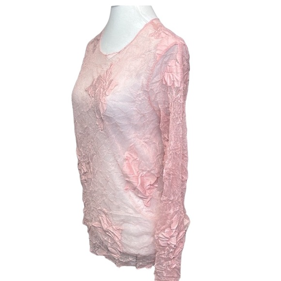 Karen Kane Mesh Butterfly Blouse - Picture 2 of 6